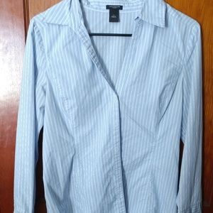 Ann Taylor, Half Button-Down Shirt
